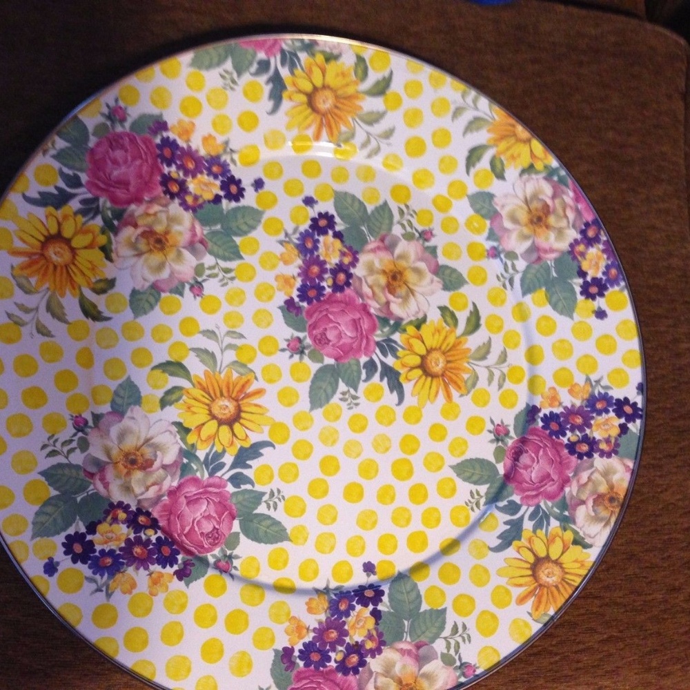 Mackenzie Childs christmas cookie serving  Platter